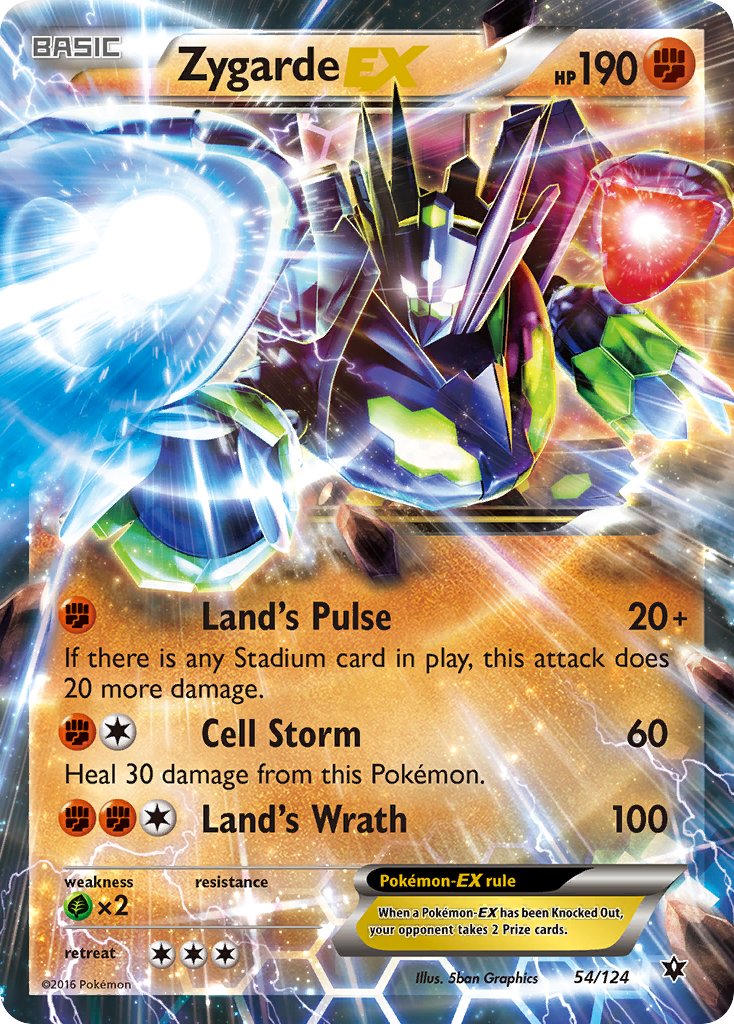 Zygarde EX Pokémon Card