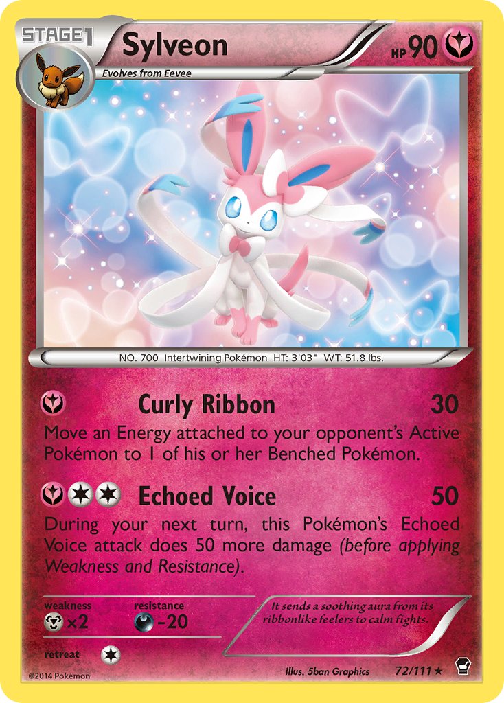 Sylveon | FFI | XY | 72/111 | Rare | New Mint