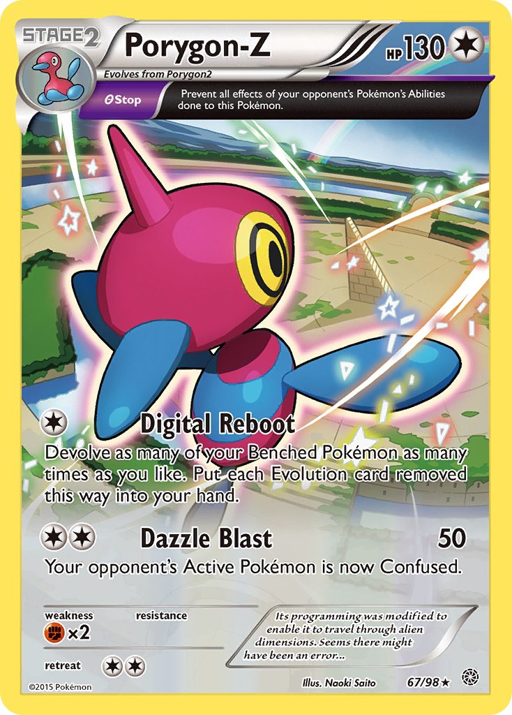 Porygon-Z | XY | XY7-067 | Rare | Holo | New | Mint