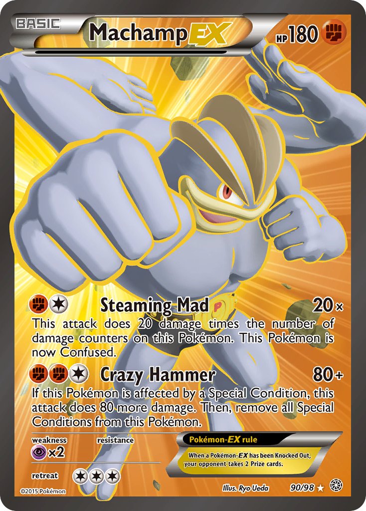 Machamp | EX | XY | XY7-090 | Ultra | Rare | New | Mint