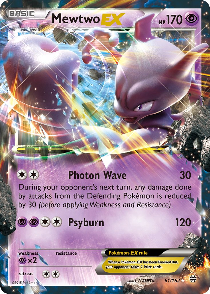 Mewtwo EX | BKT | XY | 61/162 | New Mint | Rare Holo EX