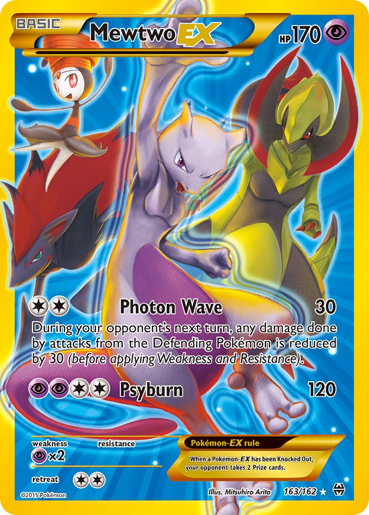 Mewtwo EX | BKT | XY | 163/162 | New Mint | Rare Secret