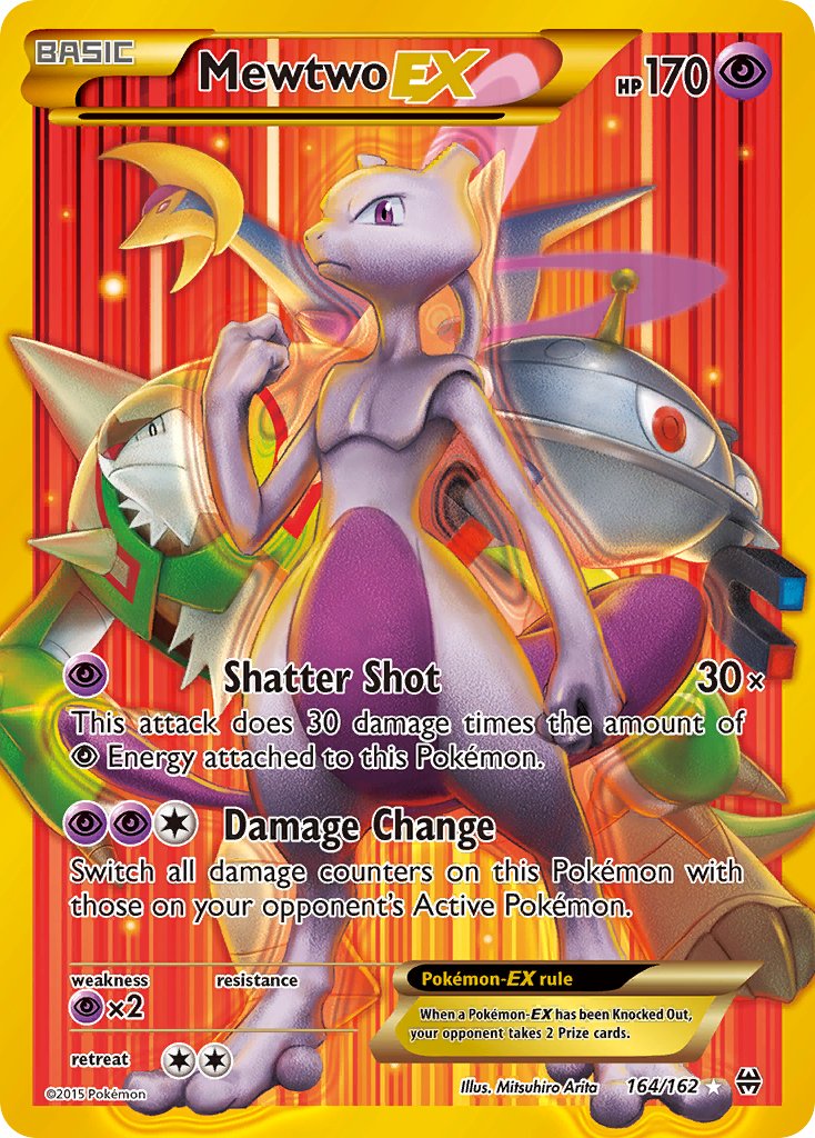 Mewtwo EX | BKT | XY | 164/162 | New Mint | Rare Secret