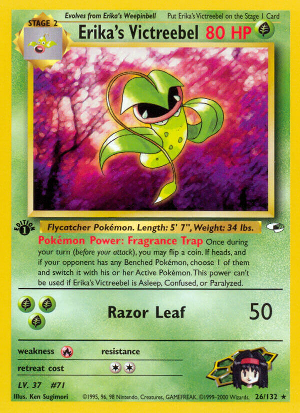 Erika’s Victreebel | Gym Heroes | Gym | 26/132 | New Mint | Rare