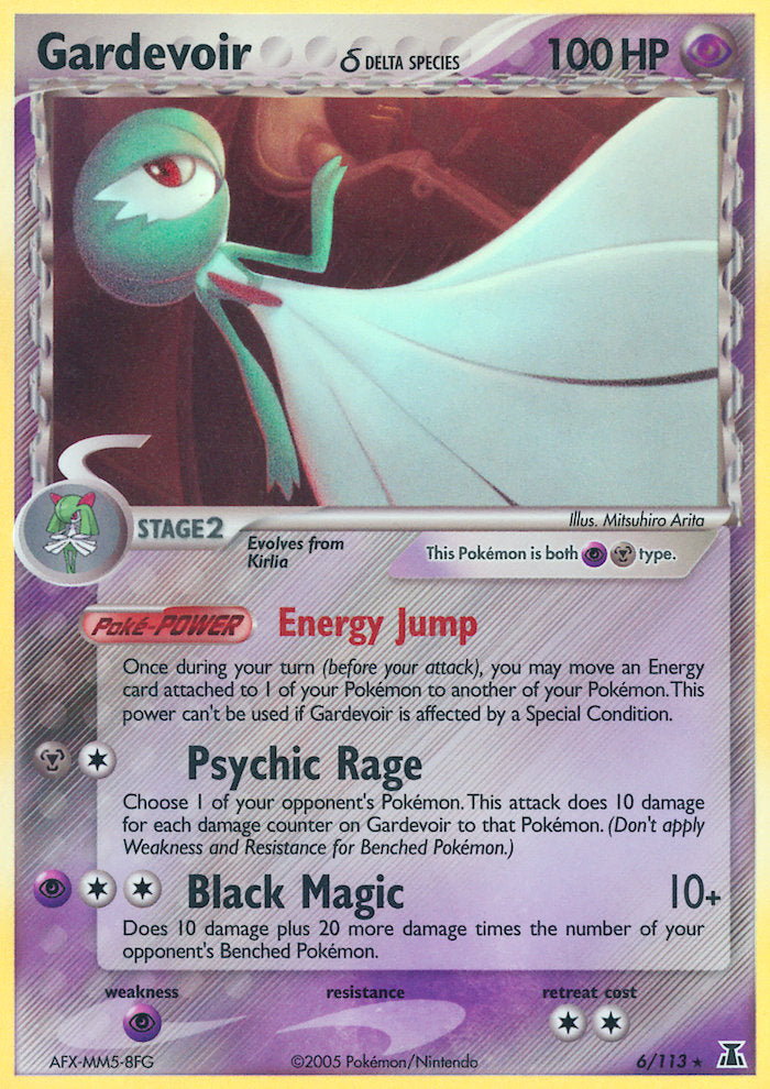 Gardevoir | Delta Species | EX | 6/113 | New Mint | Rare Holo