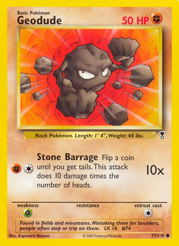 Geodude | Legendary Collection | Other | 77/110 | New Mint | Common