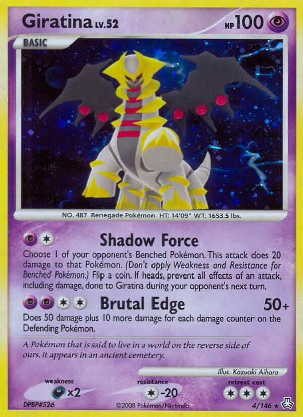 Giratina | Legends Awakened | Diamond & Pearl | 4/146 | New Mint | Rare Holo