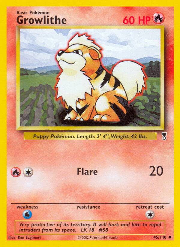 Growlithe | Legendary Collection | Other | 45/110 | New Mint | Uncommon