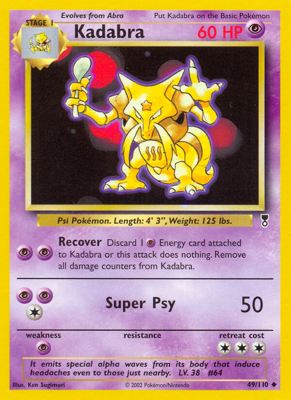 Kadabra | Legendary Collection | Other | 49/110 | New Mint | Uncommon