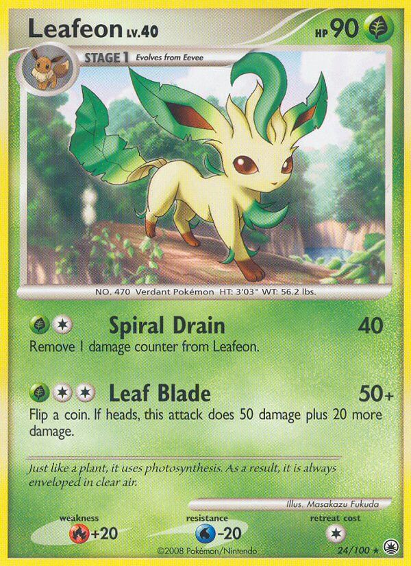 Leafeon | Majestic Dawn | Diamond & Pearl | 24/100 | New Mint | Rare