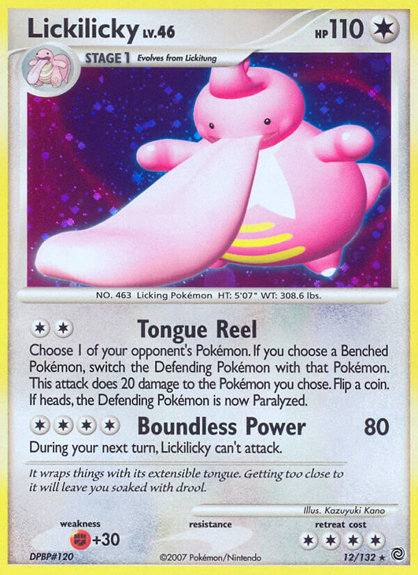 Lickilicky | Secret Wonders | Diamond & Pearl | 12/132 | New Mint | Rare Holo