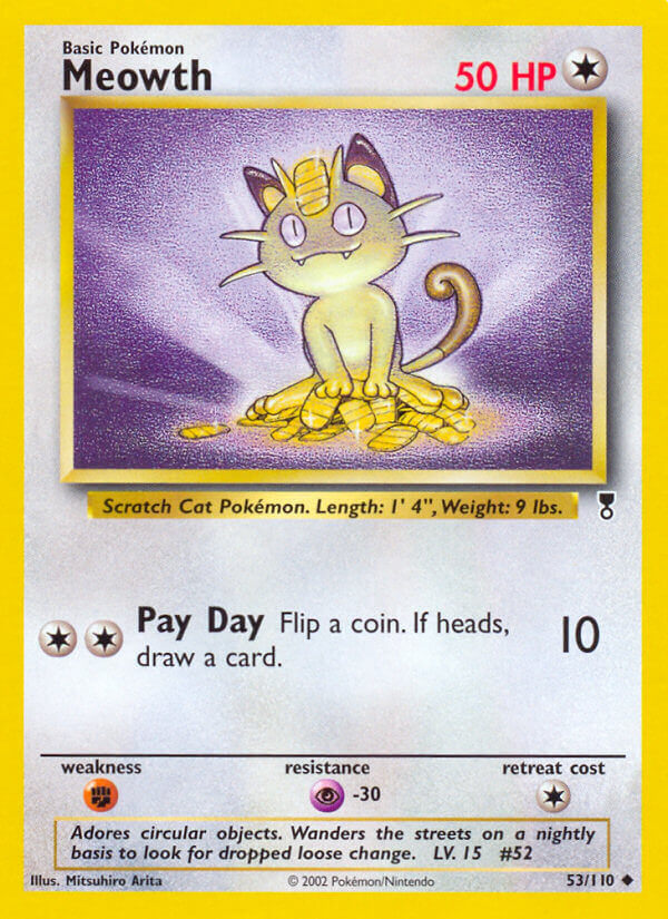 Meowth | Legendary Collection | Other | 53/110 | New Mint | Uncommon
