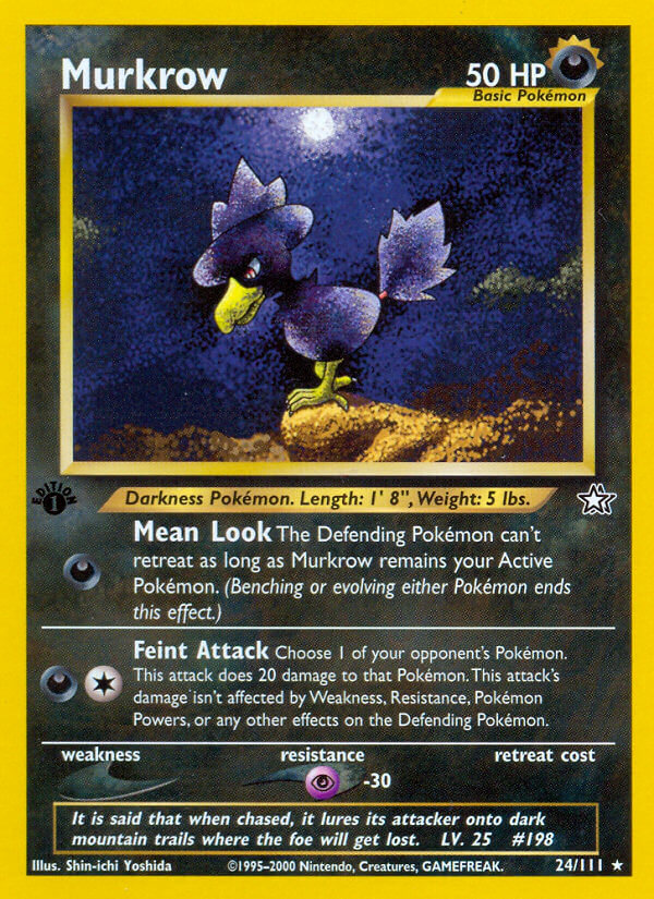 Murkrow | Neo Genesis | Neo | 24/111 | New Mint | Rare