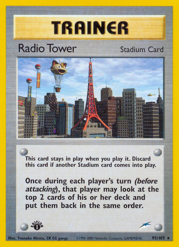 Radio Tower | Neo Destiny | Neo | 95/105 | New Mint | Rare