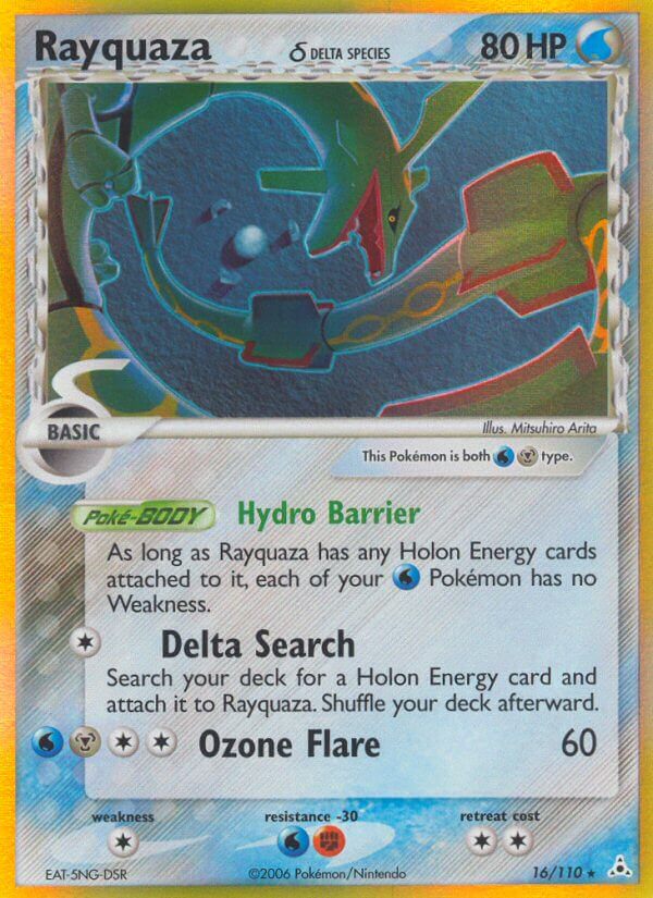 Rayquaza | Holon Phantoms | EX | 16/110 | New Mint | Rare Holo