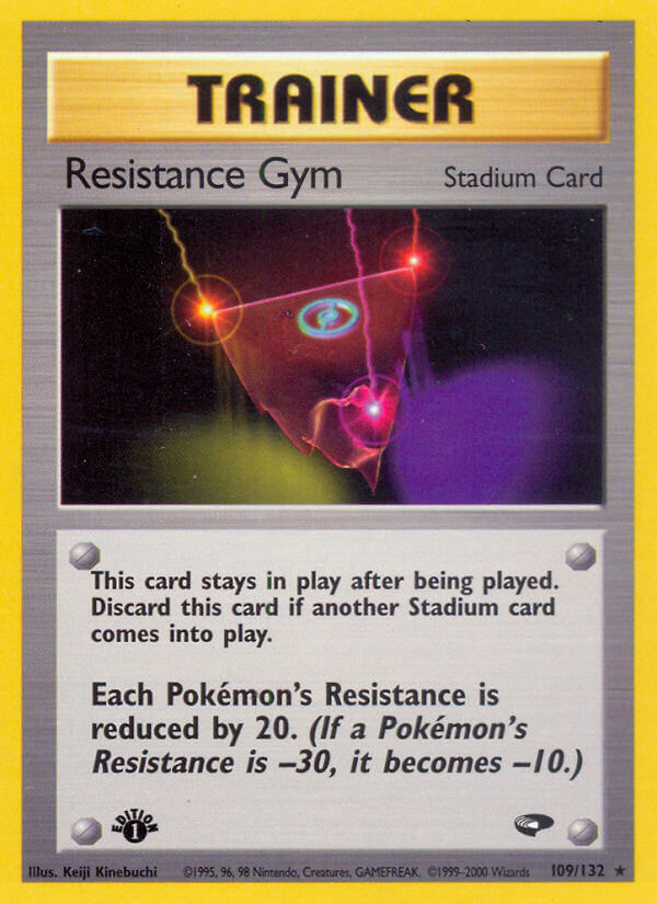Resistance Gym | Gym Challenge | Gym | 109/132 | New Mint | Rare