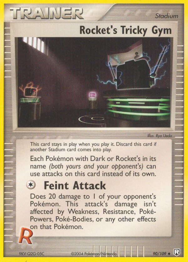 Rocket’s Tricky Gym | Team Rocket Returns | EX | 90/109 | New Mint | Uncommon
