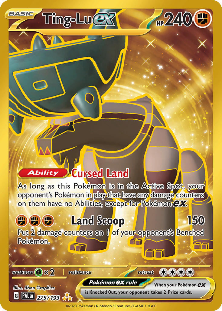 Ting-Lu ex | Paldea Evolved | Scarlet & Violet | 275/193 | New Mint | Hyper Rare