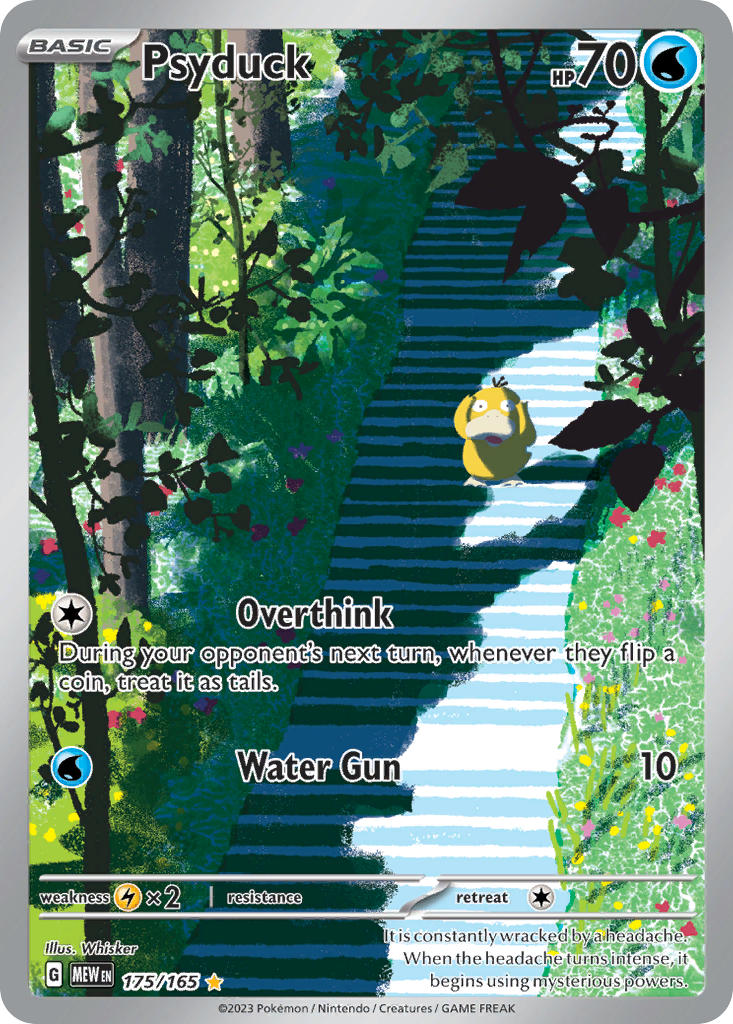 Psyduck | 151 | Scarlet & Violet | 175/165 | New Mint | Illustration Rare