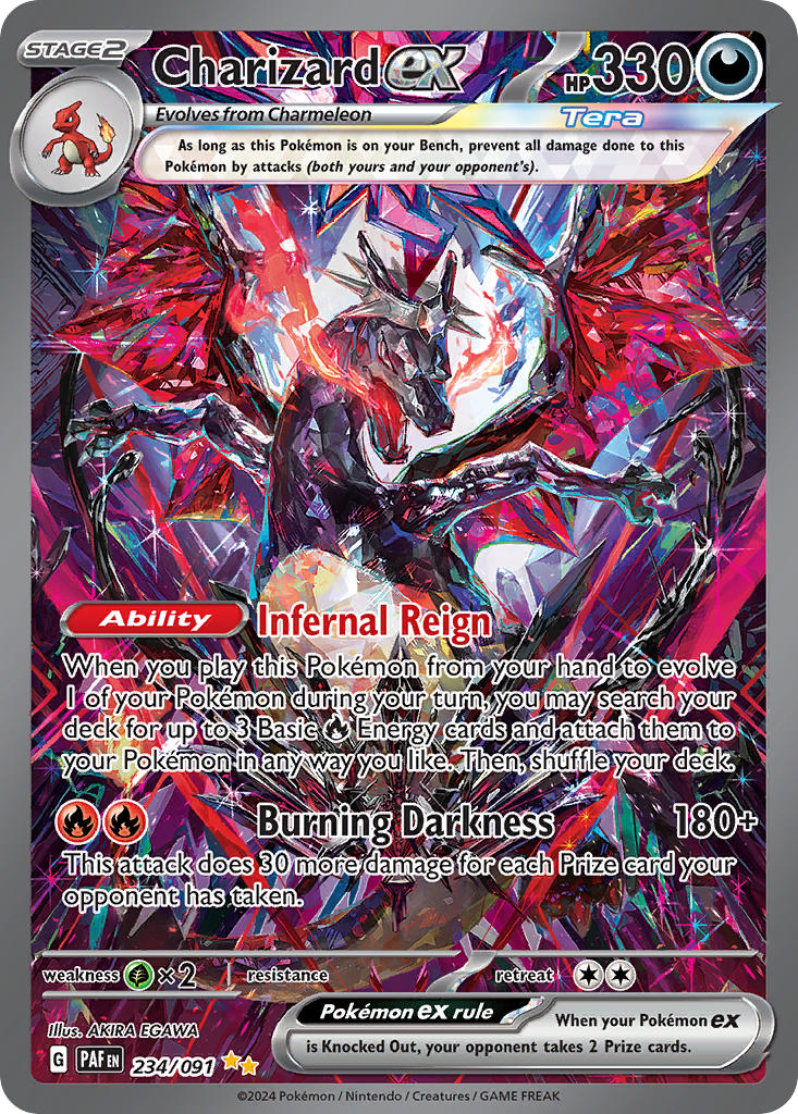Charizard ex | Paldean Fates | Scarlet & Violet | 234/91 | New Mint | Special Illustration Rare