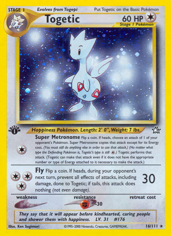 Togetic | Neo Genesis | Neo | 16/111 | New Mint | Rare Holo