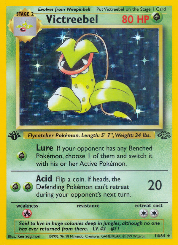 Victreebel | Jungle | Classic | 14/64 | New Mint | Rare Holo