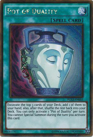 Pot of Duality | Premium Gold: Return of the Bling | PGL2-EN055 | Gold Rare