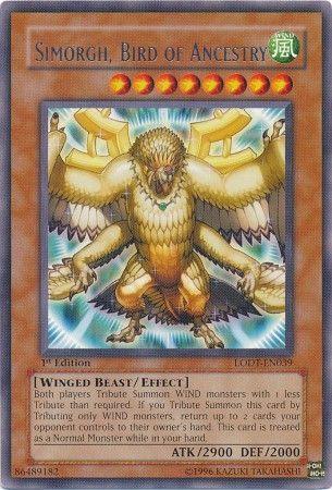 Simorgh, Bird of Ancestry | Light of Destruction | LODT-EN039 | Rare | 1st