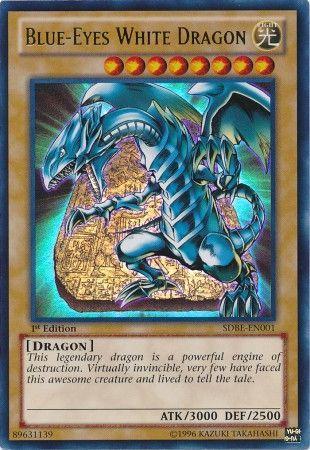 Blue-Eyes White Dragon | Saga of Blue-Eyes White Dragon Structure Deck | SDBE-EN001 | Ultra Rare | 1st