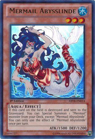 Mermail Abysslinde | Abyss Rising | ABYR-EN014 | Ultimate Rare | 1st