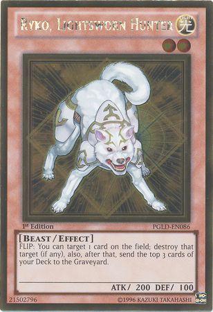 Ryko, Lightsworn Hunter | Premium Gold | PGLD-EN086 | Gold Rare | 1st