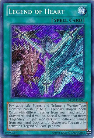 Legend of Heart | Dragons of Legend | DRLG-EN006 | Secret Rare
