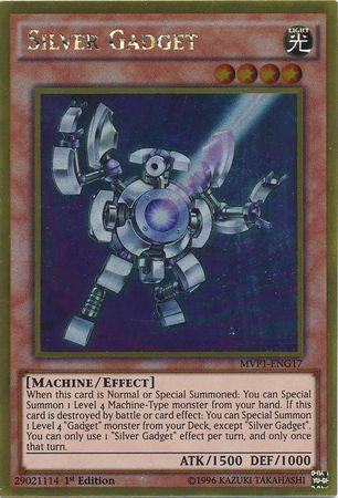 Silver Gadget | Yu-Gi-Oh! The Dark Side of Dimensions Movie Pack | MVP1-ENG17 | Gold Rare | 1st