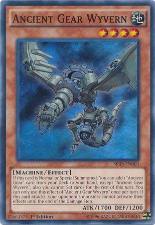 Ancient Gear Wyvern | Machine Reactor Structure Deck | SR03-EN003 | Super Rare