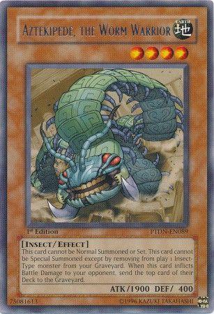 Aztekipede, the Worm Warrior | Phantom Darkness | PTDN-EN089 | Rare | 1st