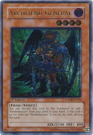 Archfiend General | Force of the Breaker | FOTB-EN019 | Ultimate Rare | 1st