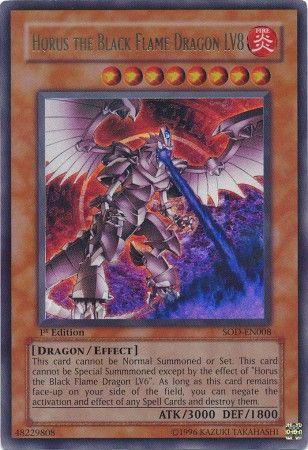 Horus the Black Flame Dragon LV8 | Soul of the Duelist | SOD-EN008 | Ultra Rare Ultimate Rare | 1st