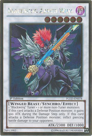 Blackwing Armed Wing | Premium Gold | PGLD-EN078 | Gold Rare | 1st
