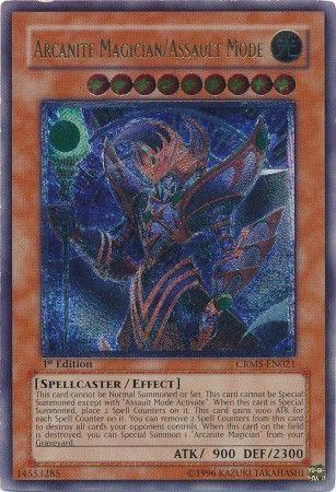Arcanite Magician/Assault Mode | Crimson Crisis | CRMS-EN021 | Ultimate Rare | 1st