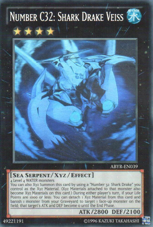 Number C32: Shark Drake Veiss | Abyss Rising | ABYR-EN039 | none
