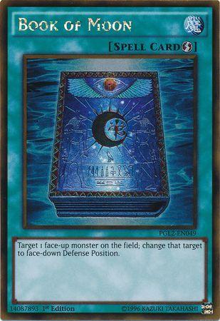Book of Moon | Premium Gold: Return of the Bling | PGL2-EN049 | Gold Rare | 1st
