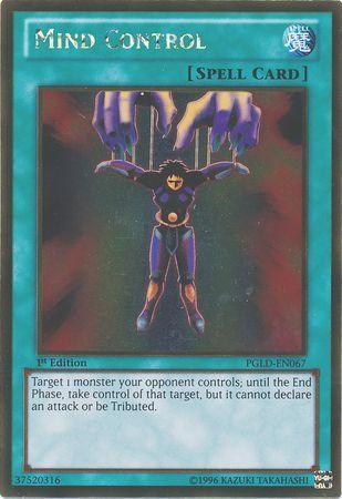 Mind Control | Premium Gold | PGLD-EN067 | Gold Rare | 1st