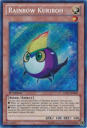 Rainbow Kuriboh | Legacy of the Valiant | LVAL-EN004 | Secret Rare | 1st