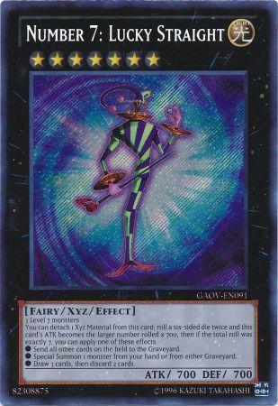 Number 7: Lucky Straight | Galactic Overlord | GAOV-EN091 | Secret Rare
