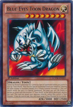 Blue-Eyes Toon Dragon | Legendary Collection 3: Yugi's World Mega Pack | LCYW-EN103 | Rare | 1st