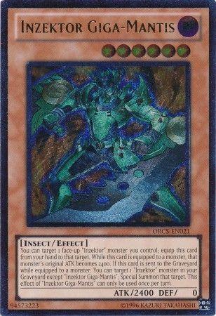 Inzektor Giga-Mantis | Order of Chaos | ORCS-EN021 | Ultimate Rare