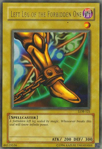 Left Leg of the Forbidden One | Legend of Blue Eyes White Dragon | LOB-121 | Ultra Rare