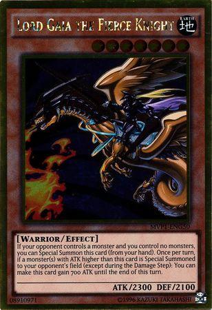 Lord Gaia the Fierce Knight | Yu-Gi-Oh! The Dark Side of Dimensions Movie Pack | MVP1-ENG50 | Gold Rare