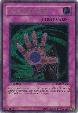 Null and Void | Soul of the Duelist | SOD-EN057 | Ultimate Rare | 1st