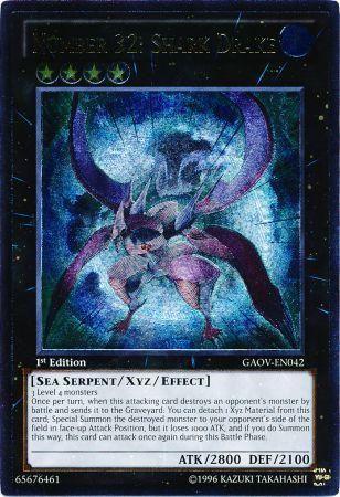Number 32: Shark Drake | Galactic Overlord | GAOV-EN042 | Ultimate Rare | 1st